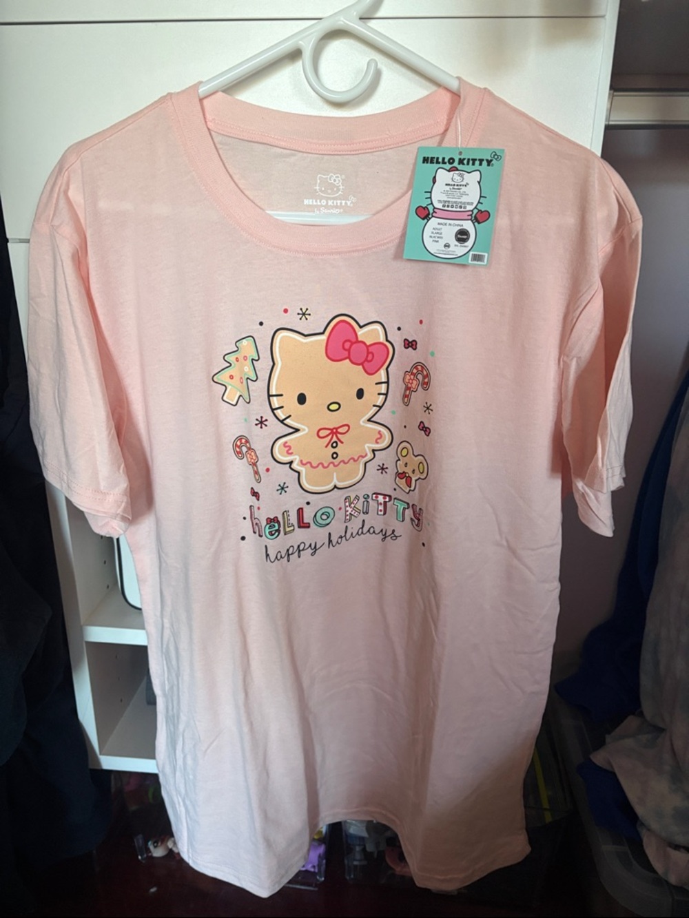 Hello Kitty Pink Gingerbread Graphic Tee